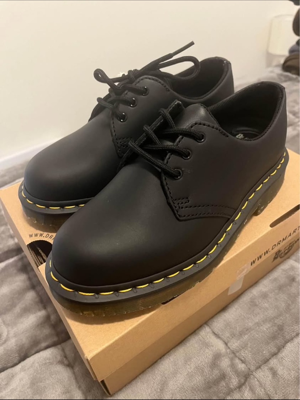 Dr. Martens Black Leather Oxfords